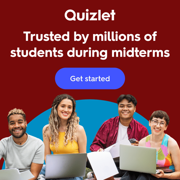 Ad Creative for Quizlet