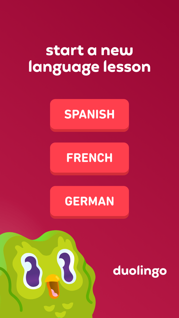 Ad Creative for Duolingo
