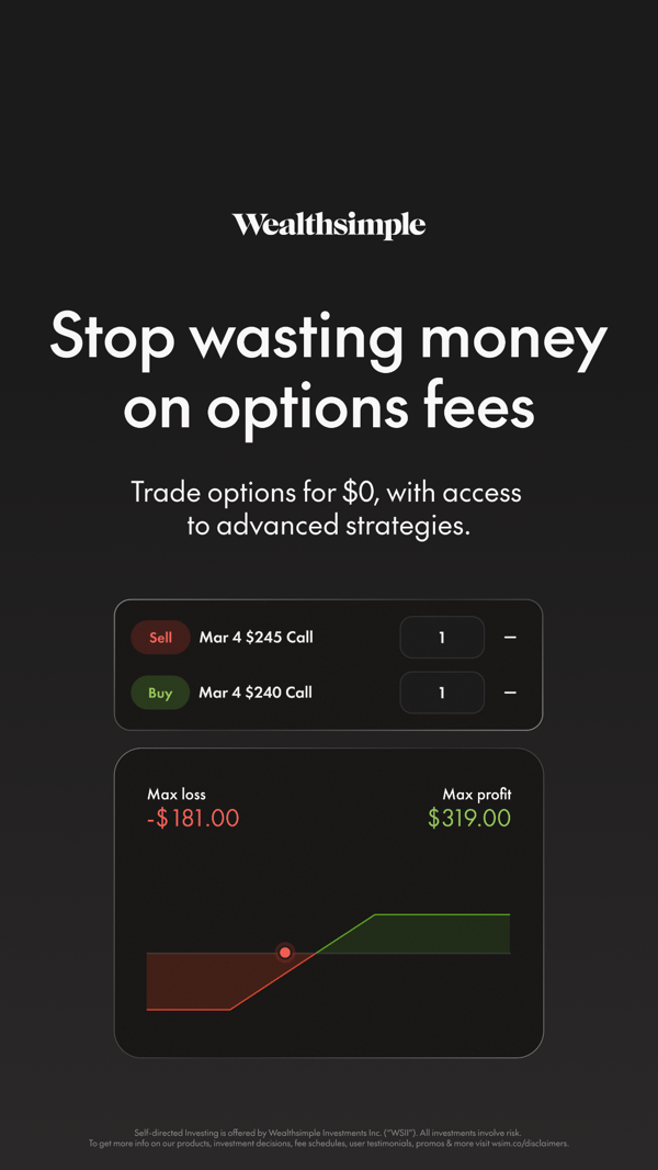 Ad Creative for Wealthsimple