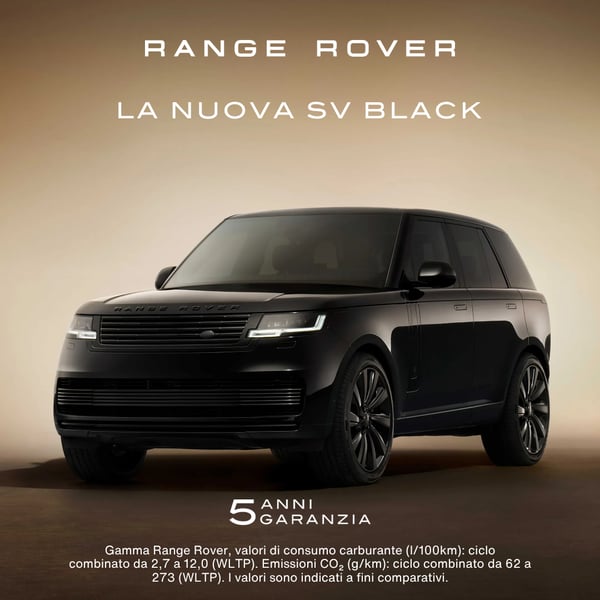 Ad Creative for Range Rover